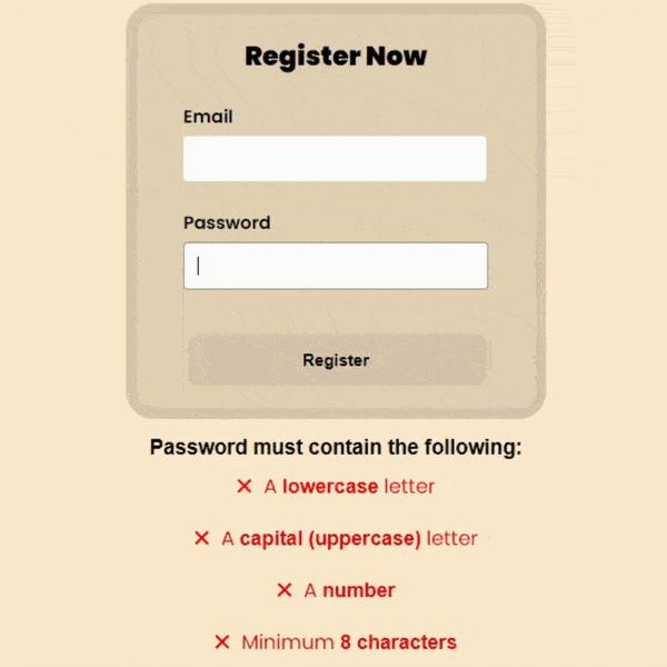 how to create a password validation form in javascript.gif